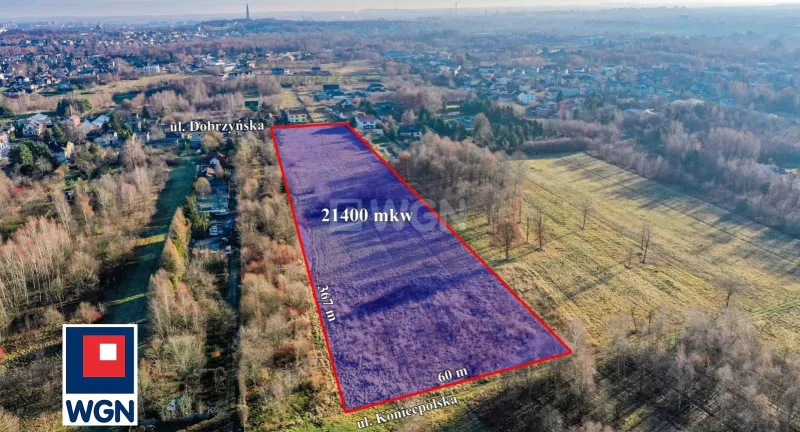 Grunt budowlany jednorodzinny na  sprzedaż Częstochowa - Teren pod osiedle domów